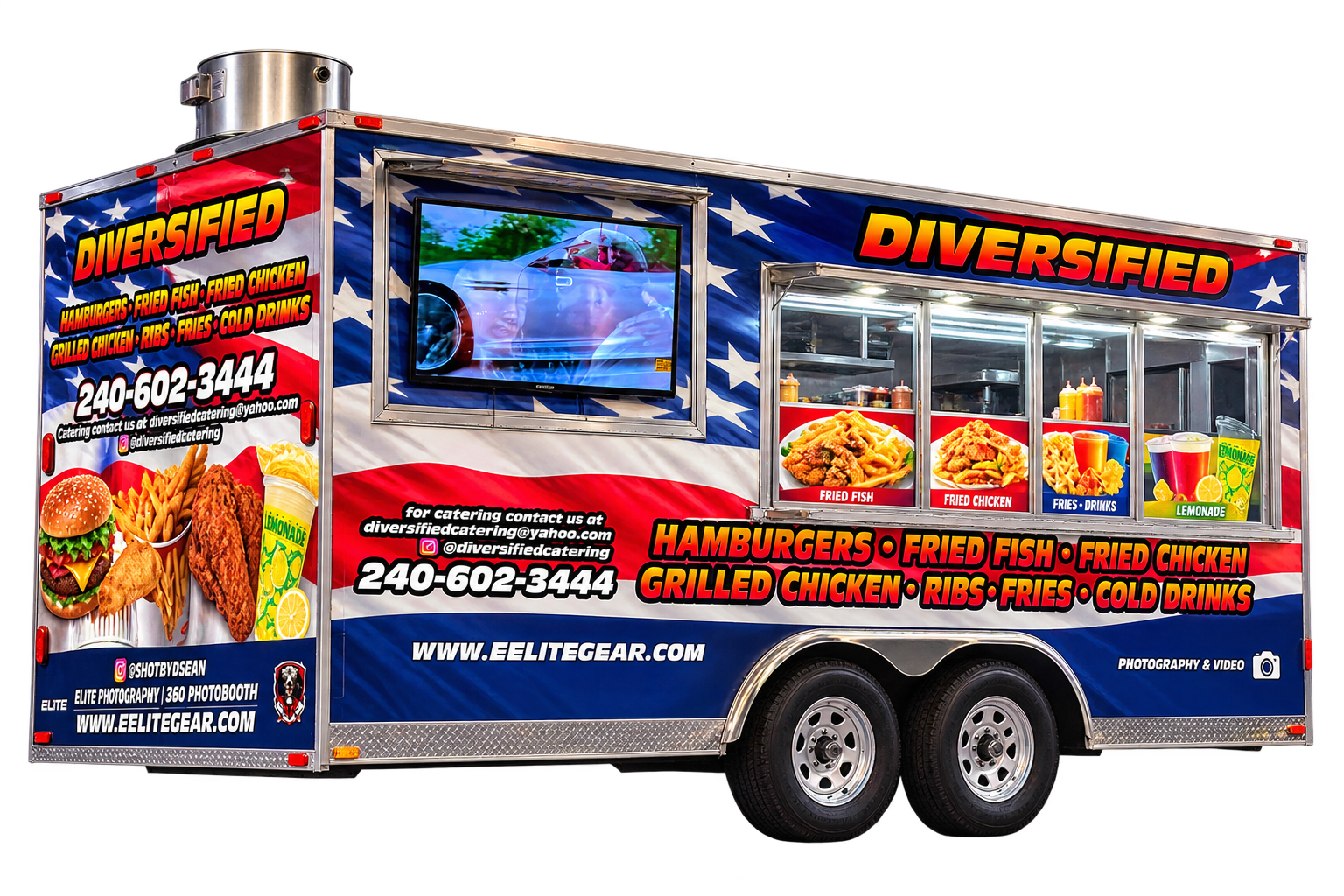 The Diversified food truck serving Howard University and the DMV
