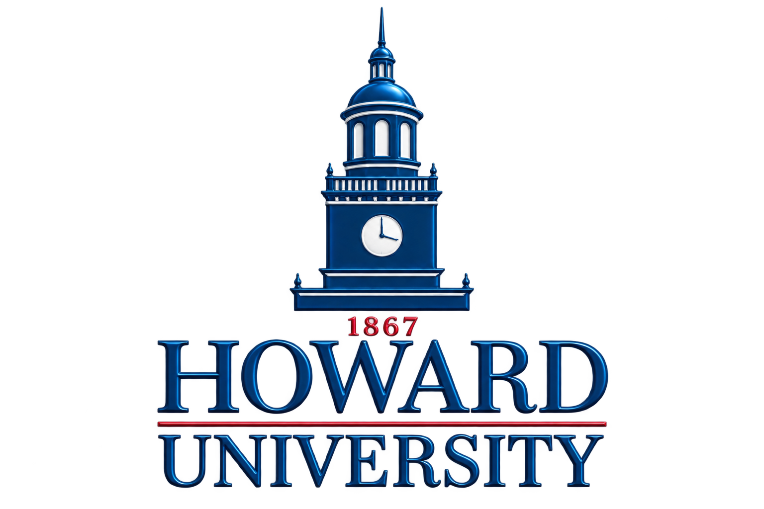 Howard University clock tower wordmark